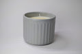Textured Grey Candle - Vanilla Cake Pop Scent
