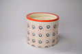 Blue & Coral Floral Bowl Candle - Mango & Coconut Milk Scent