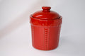 Red Crock with Lid - Apple Harvest Scent