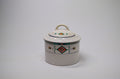 Aztec Design Crock w/ Lid — Patchouli
