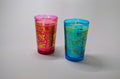 Pink & Blue Gold Floral Candle Set - Solar Sands