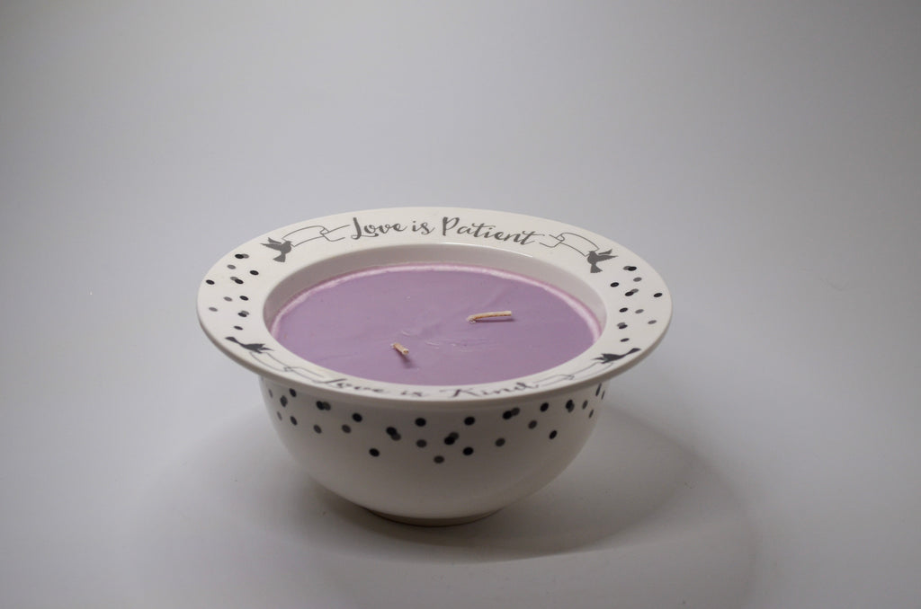 “Love Is Kind” Bowl — Dahlia Noir