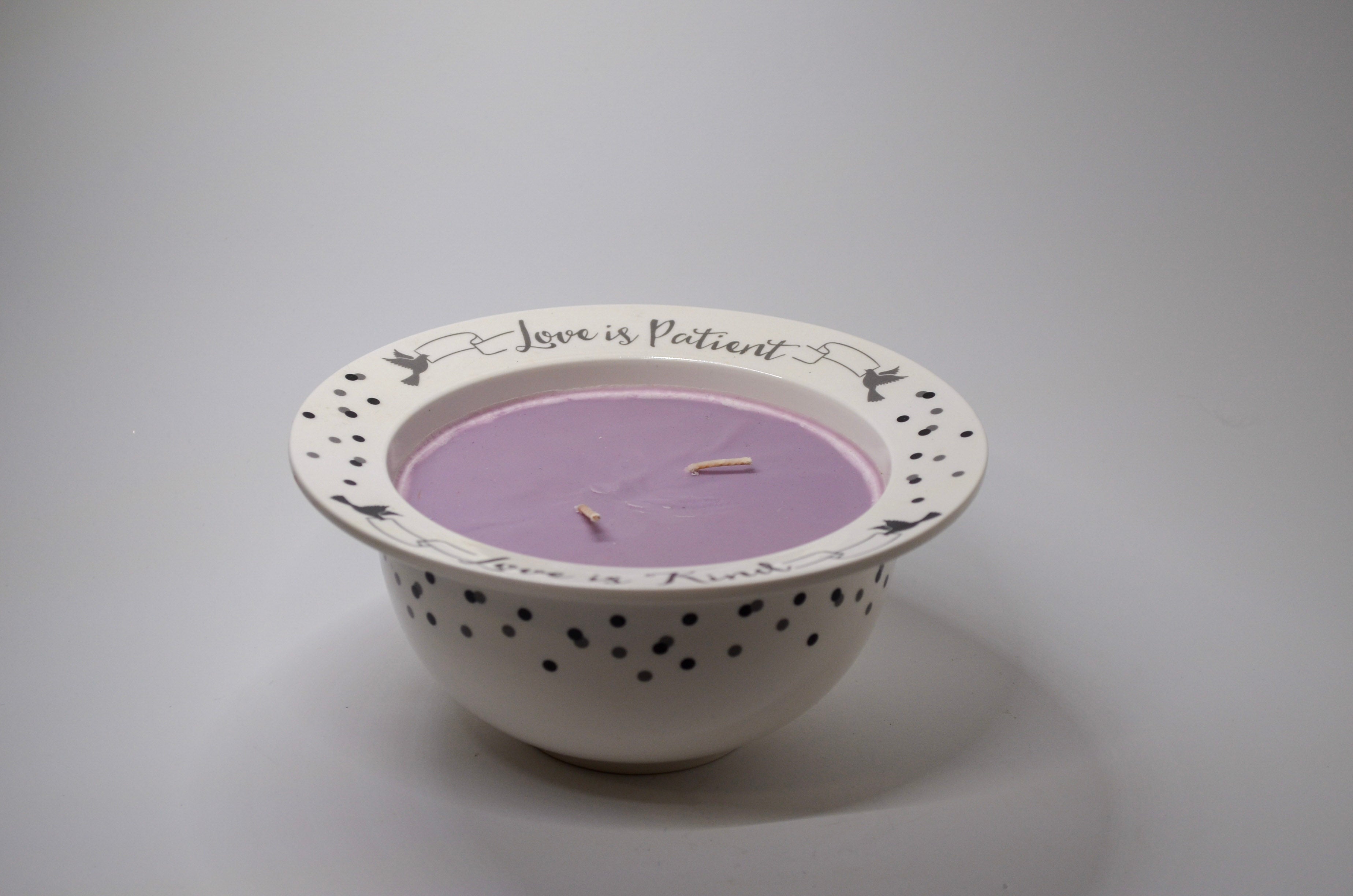 “Love Is Kind” Bowl — Dahlia Noir