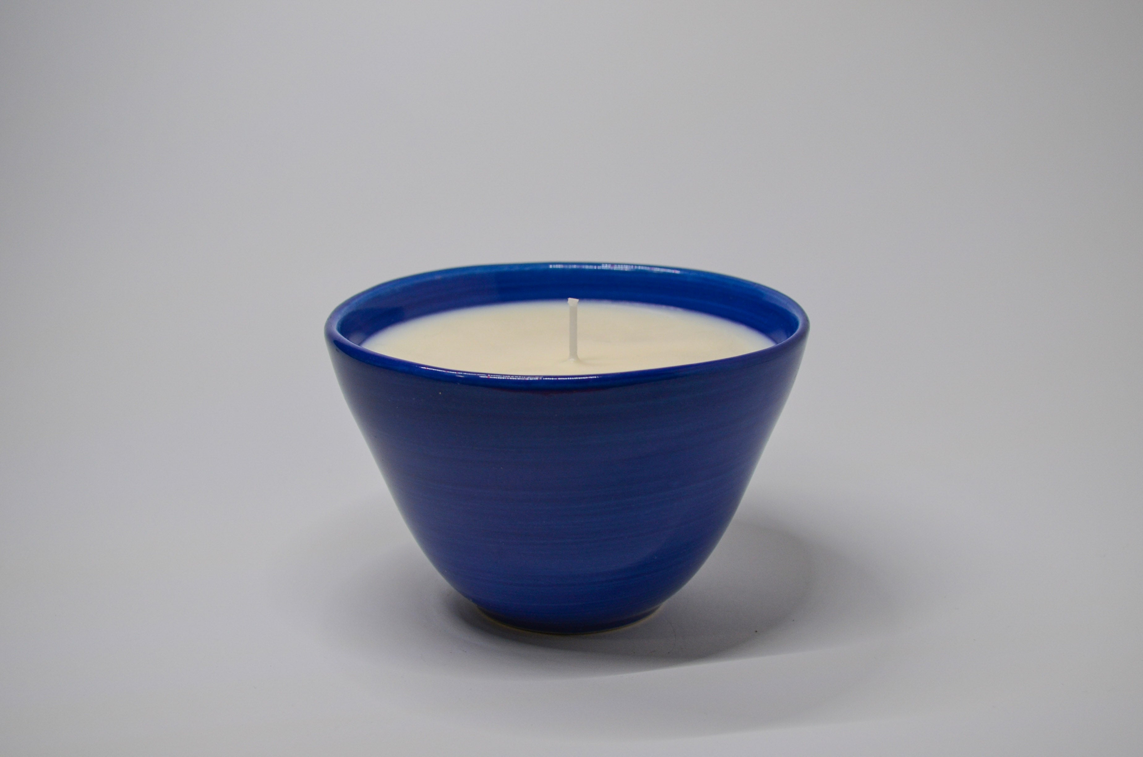 Blue Ceramic Bowl Candle - Passionfruit & Pineapple