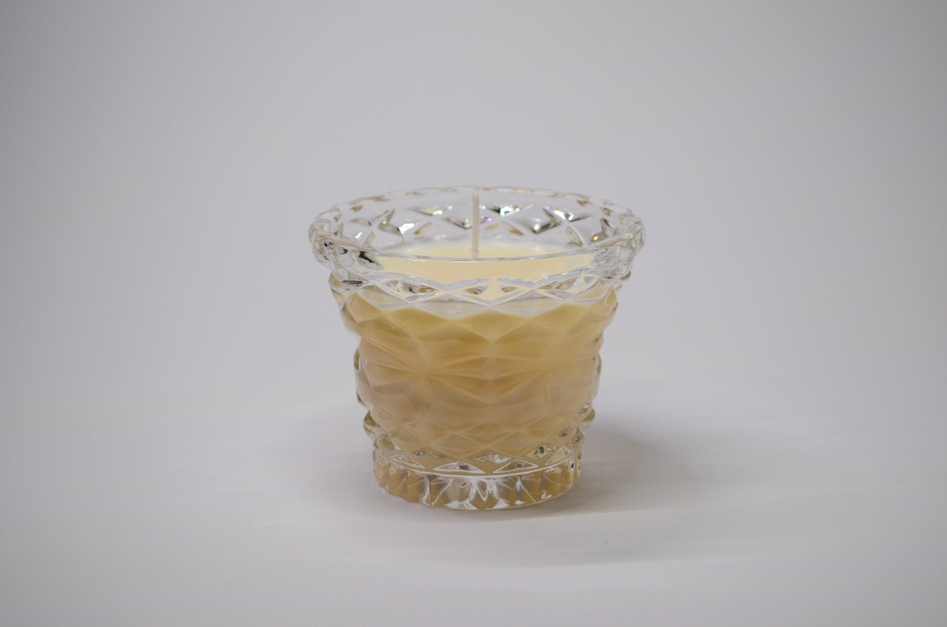 Cut‑Glass Lidded Candle (Vintage Style) - Black Raspberry Vanilla
