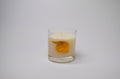 VINTAGE! Bull Gold Emblem Glass Rocks Tumbler Candle