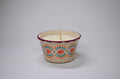 Floral Scalloped Ceramic Candle - High Tide