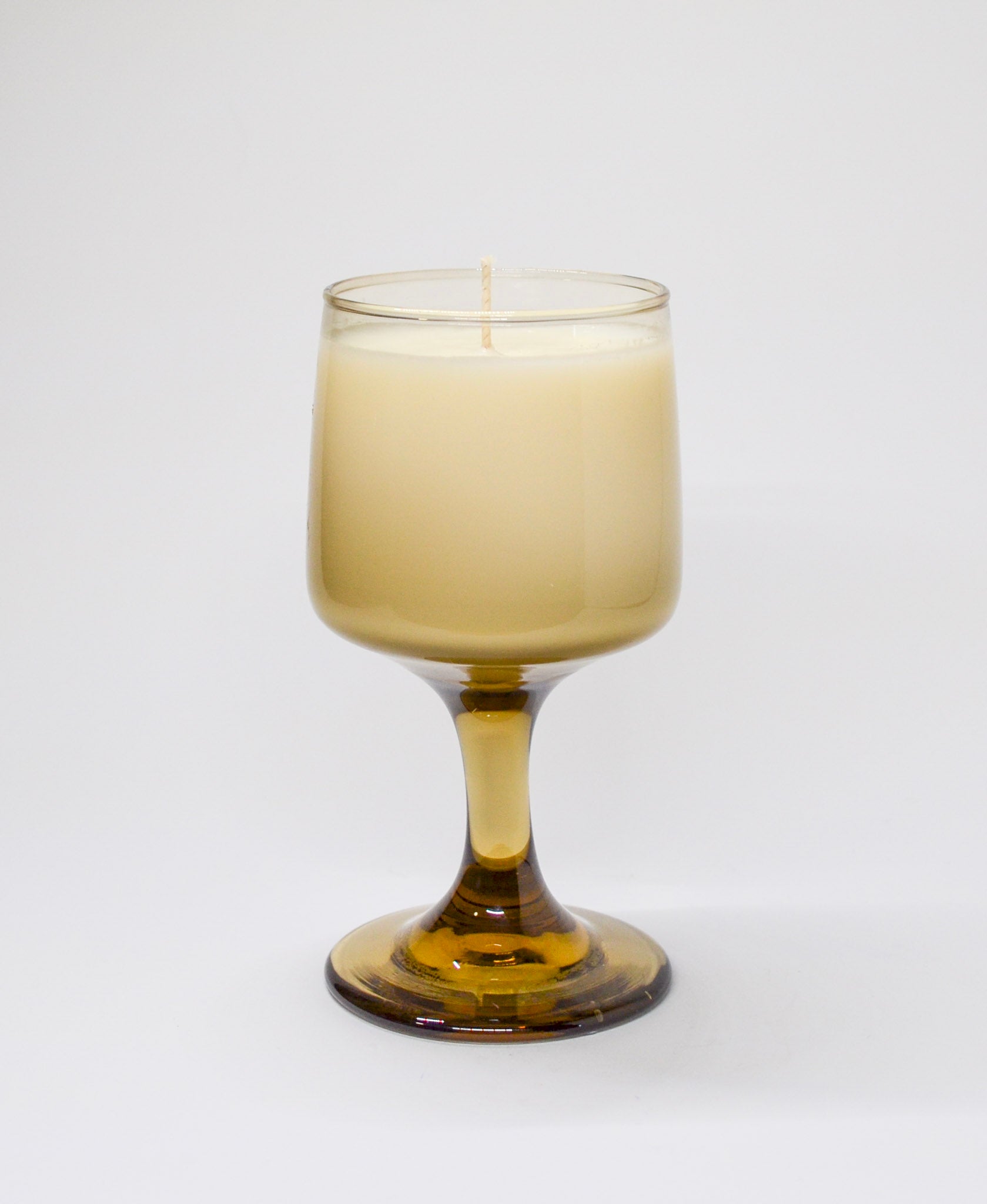 Brown‑Tinted Goblet Candle - Multiple Options