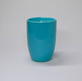 Turquoise Ceramic Cup Candle - Grapefruit & Mangosteen