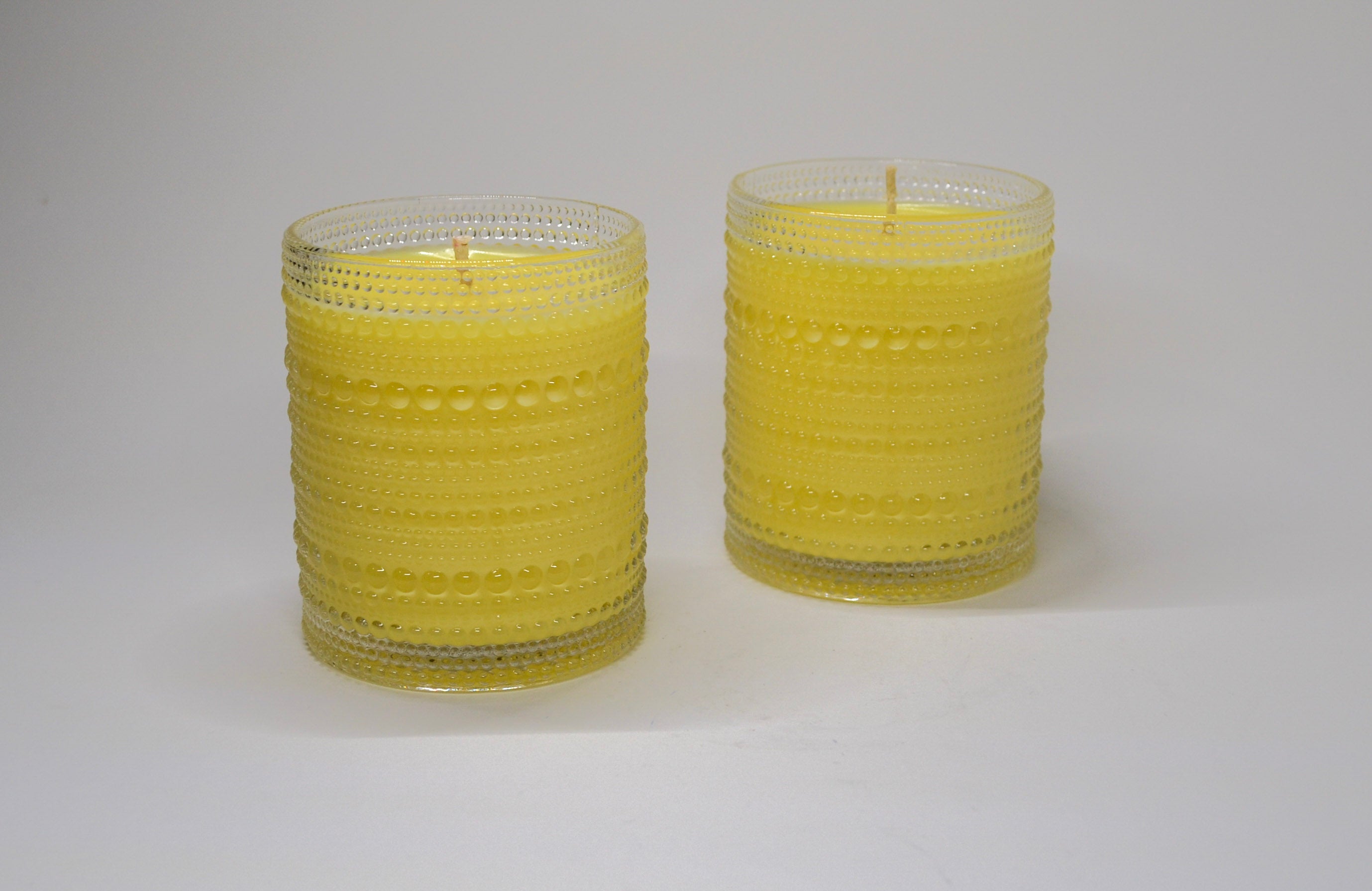Clear Glass w/ Dots - Limoncello