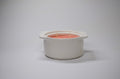 White Honeycomb Ceramic Bowl (Double Wick)