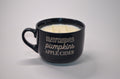 Navy “Hayrides • Pumpkins • Apple Cider” Mug — Coffee Shop