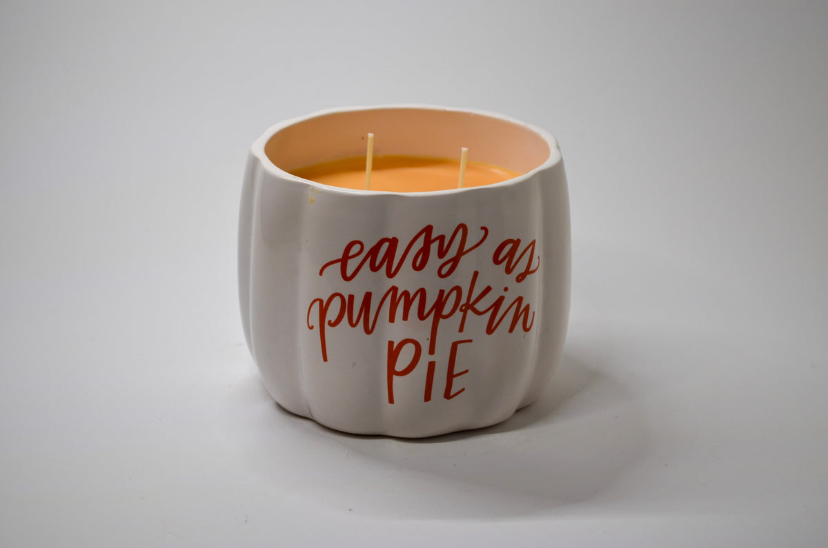 “Easy as Pumpkin Pie” Pumpkin Candle — Pumpkin Caramel Crunch