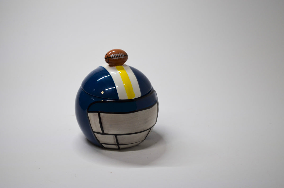 Football Helmet Candles — Butterscotch & Bourbon + Lavender Driftwood