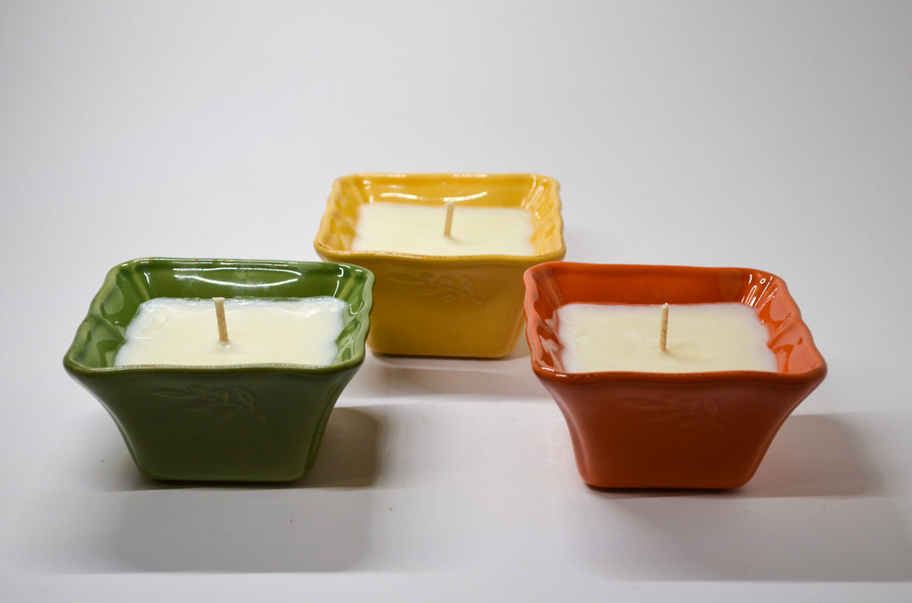 Harvest Square Trio — Salted Vanilla Honey Butter, Crème Brûlée, Butterscotch & Bourbon