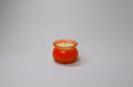 Raised Dotted Orange Glass Candle - Lemon Blueberry Crumble