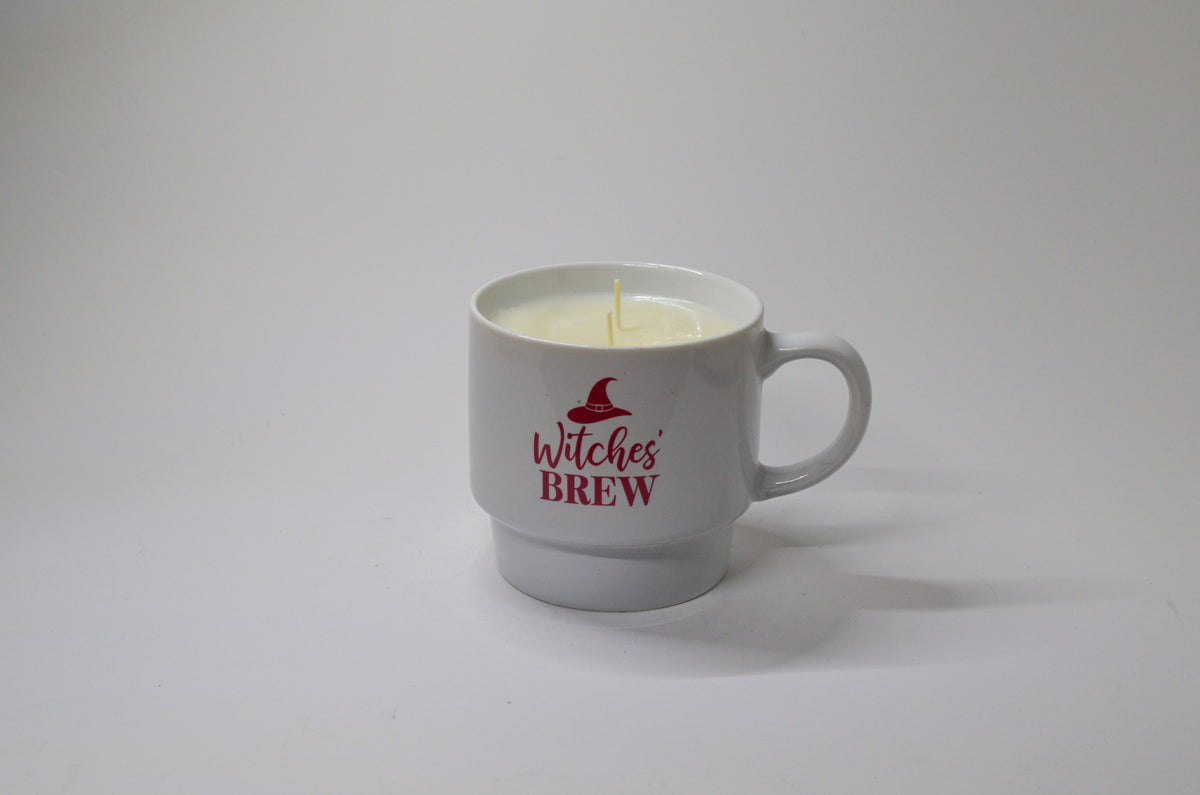 Witches’ Brew Mug Candle - Caribbean Teakwood
