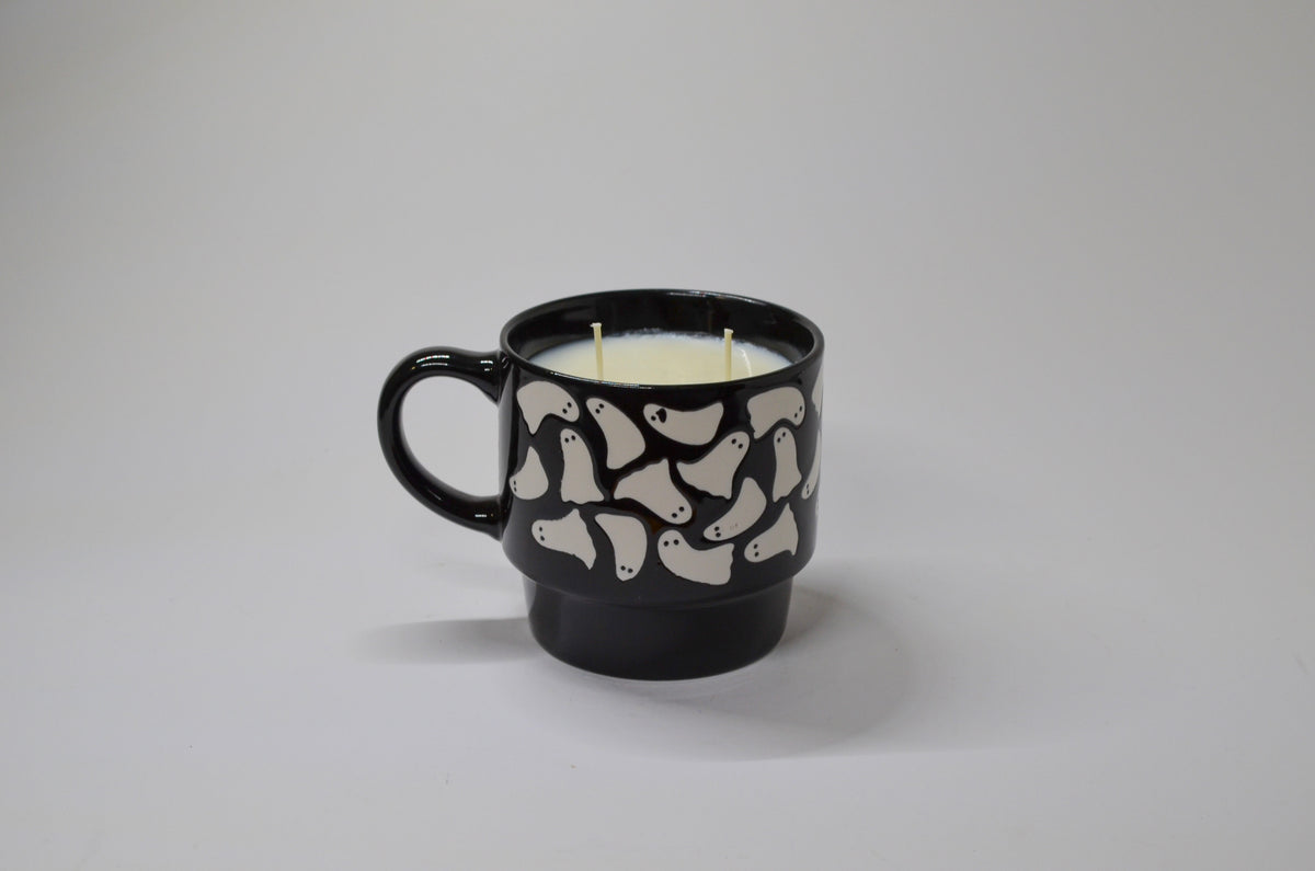 Black Ghosts Mug Candle - High Tide