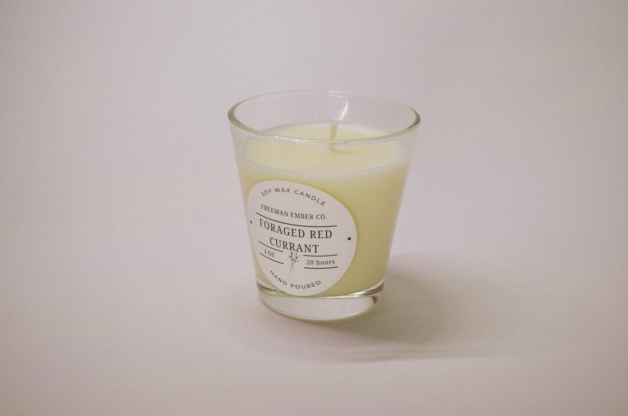 4oz Glass Candle - Foraged Red Currant