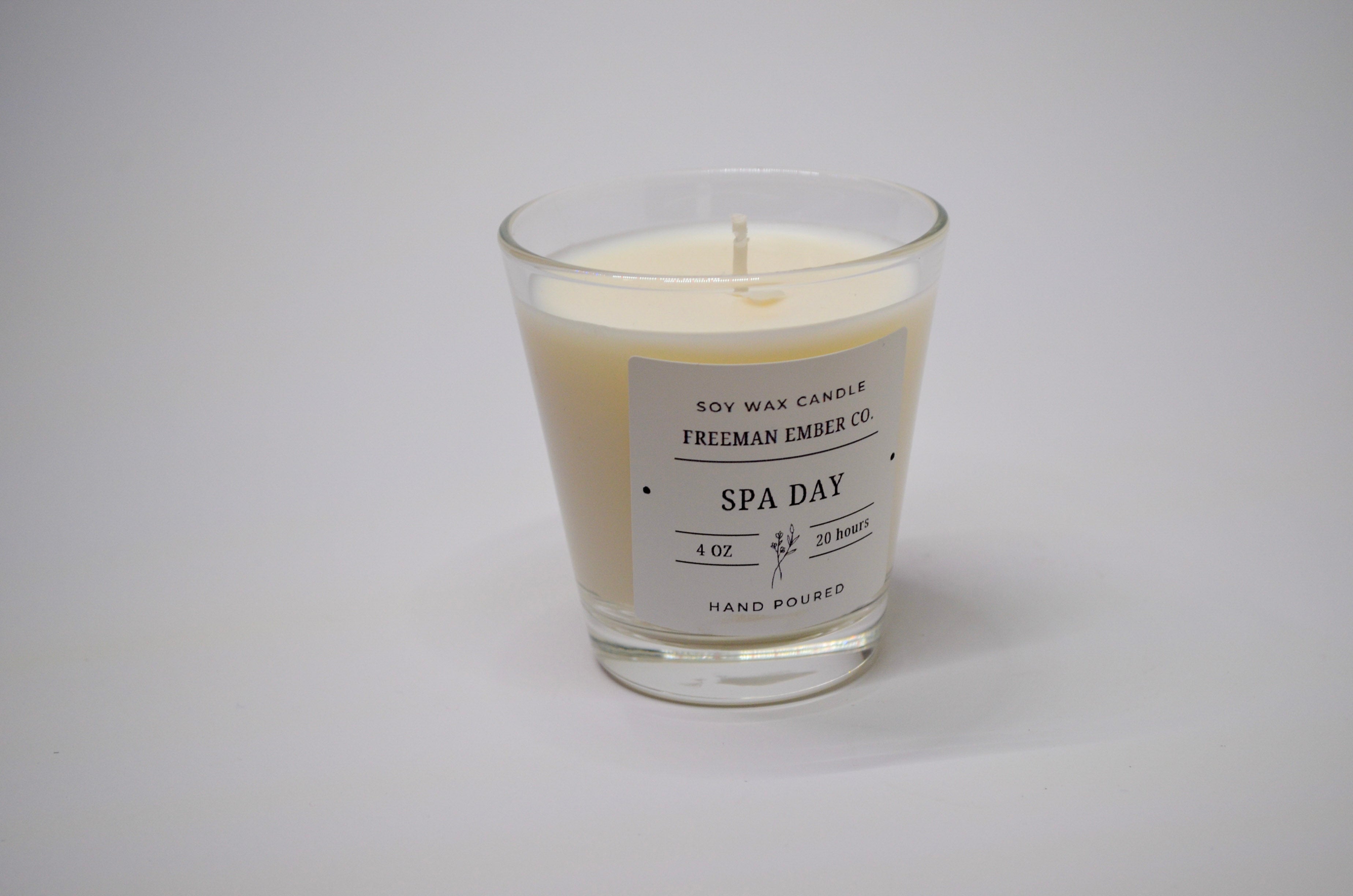 4oz Glass Candle - Spa Day