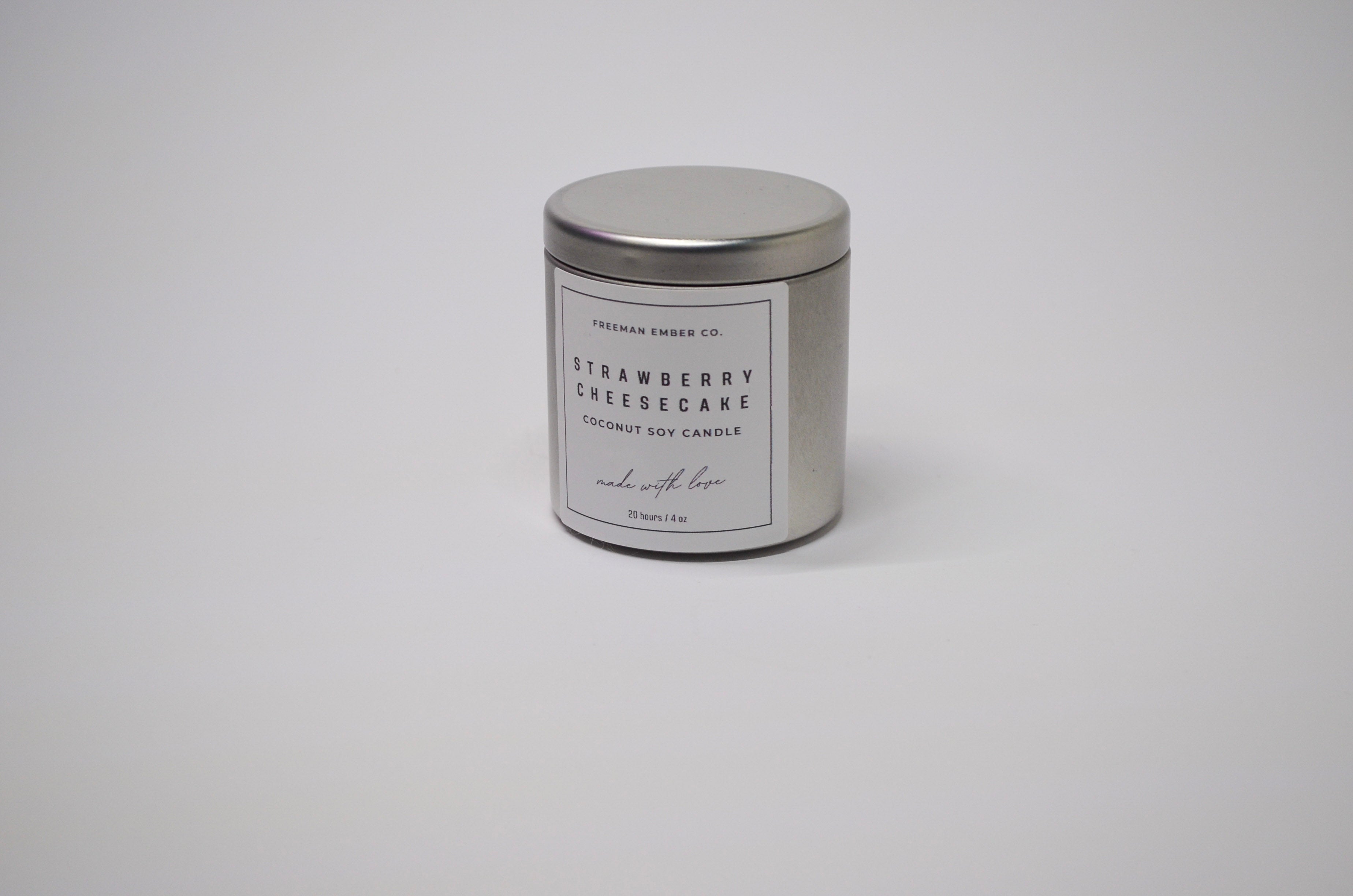 Silver Mini Tin - Strawberry Cheesecake - Oops!