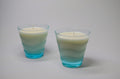 Etched Blue Glass - Ocean Breeze